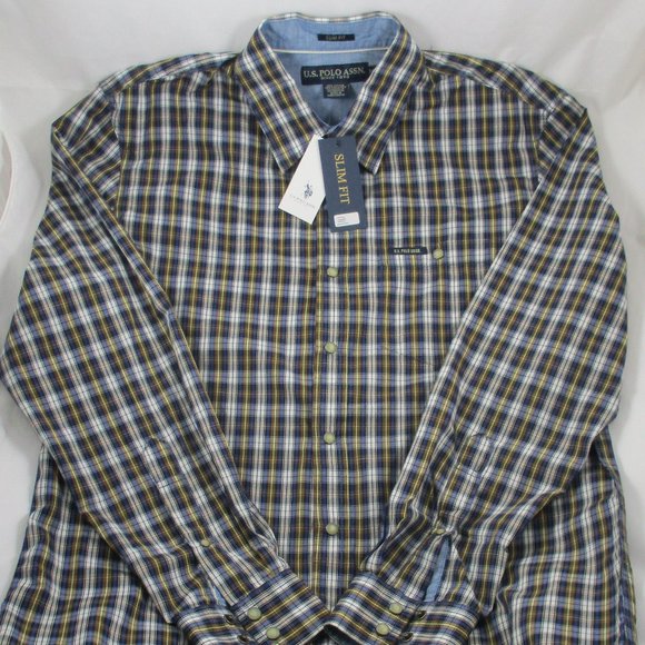 U.S. Polo Assn. Striped Shirt - Medium - Picture 1 of 10
